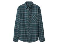 esmara Men Flanellen heren overhemd (Groen geruit, XL (43/44)) esmara Men Flanellen heren overhemd (Groen geruit, XL (43/44))