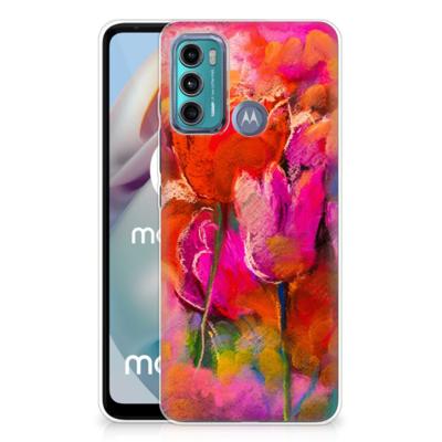 Smartphone hoesje Motorola Moto G60 Tulips Smartphone hoesje Motorola Moto G60 Tulips