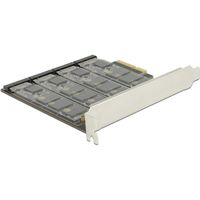 DeLOCK PCI Express Card > 4 x internal M.2 Key B RAID raid-kaart