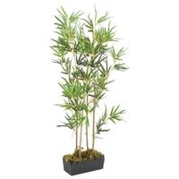 VidaXL Kunstplant bamboe 552 bladeren 120 cm groen