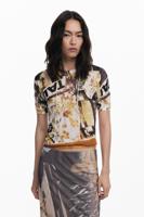 Tricot Collage T-shirt - BROWN - L Tricot Collage T-shirt - BROWN - L