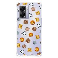 Doorzichtige Silicone Hoesje voor OPPO A77 5G | A57 5G Dieren Emojis Doorzichtige Silicone Hoesje voor OPPO A77 5G | A57 5G Dieren Emojis