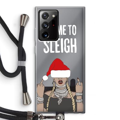 Came To Sleigh: Samsung Galaxy Note 20 Ultra / Note 20 Ultra 5G Transparant Hoesje met koord