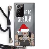 Came To Sleigh: Samsung Galaxy Note 20 Ultra / Note 20 Ultra 5G Transparant Hoesje met koord