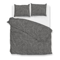 Dekbedovertrek Katoen - Lits-Jumeaux XL (260x220 cm) - Grijs Katoen - Dessin: Patroon - Zo!Home - Dekbed-Discounter.nl