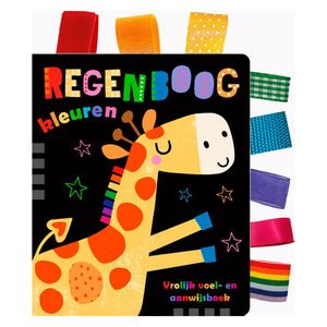 WPG Uitgevers Vrolijk voel- en aanwijsboek regenboogkleuren