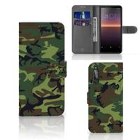 Sony Xperia 10 II | Telefoon Hoesje | Army Dark