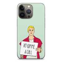 Gimme a call: iPhone 13 Pro Transparant Hoesje