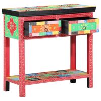 Wandtafel met lade Multikleur 80 x 35 x 76 cm Bewerkt hout