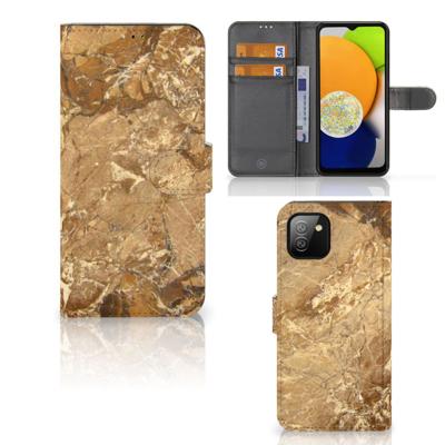 Samsung Galaxy A03 | Bookcase | Marmer Creme