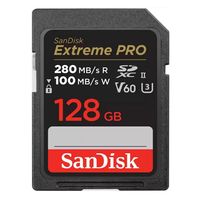 SanDisk Extreme PRO V60 SDXC 128GB UHS-II, Class 10