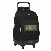 Schoolrugzak met Wielen Safta Surf Zwart (33 x 45 x 22 cm)
