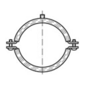 TOOLCRAFT 137796 Buisklem Schroefbuisklemmen 64 mm Galvanisch verzinkt staal 50 stuk(s)