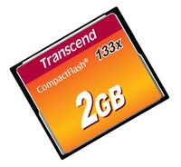 Transcend TS2GCF133 flashgeheugen 2 GB CompactFlash MLC - thumbnail