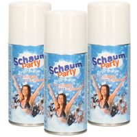 5x spuitbussen schuimparty schuim spray 10 liter