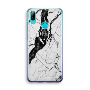 Witte marmer 2: Huawei P Smart (2019) Transparant Hoesje