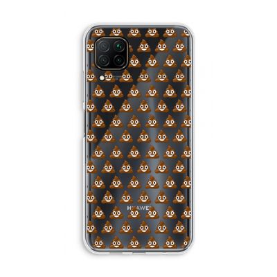 Poop emoji: Huawei P40 Lite Transparant Hoesje