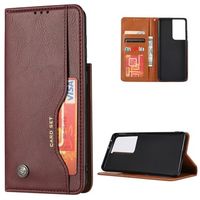 Card Set Series Samsung Galaxy S21 5G Wallet Case - Wijnrood - thumbnail