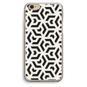 Crazy pattern: iPhone 6 / 6S Transparant Hoesje