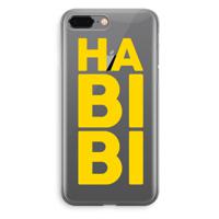 Habibi Blue: iPhone 8 Plus Transparant Hoesje - thumbnail