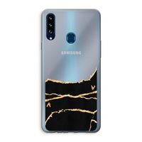 Gouden marmer: Samsung Galaxy A20s Transparant Hoesje