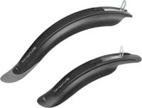 M-WAVE spatborden set mud max 12/18 inch zwart