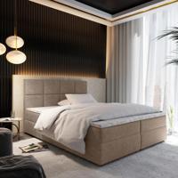 OP=OP Opberg Boxspring Levi 200 x 200 beige