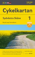 Fietskaart 01 Cykelkartan Sydvästra Skåne - zuidwest Skane | Norstedts - thumbnail