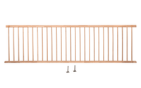 Balustrade beuken - Model 1 - meerdere formaten - hoge kwaliteit - duurzaam hout - thumbnail