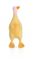 Beeztees hondenspeelgoed eend klein latex 23.5x6.5x5cm geel