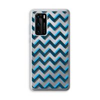 Onderbroken lijn: Huawei P40 Transparant Hoesje