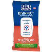 Blue Wonder desinfectie doekjes 72st. Blue Wonder desinfectie doekjes 72st.