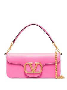 Valentino Garavani pochette à détail VLOGO - Rose