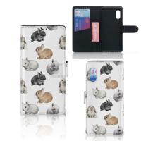 Telefoonhoesje | Met pasjeshouder | voor Samsung Xcover Pro Konijntjes