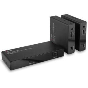 Lindy 38385 audio/video extender AV-zender & ontvanger Zwart