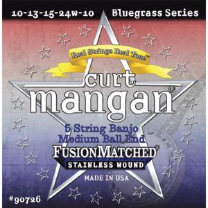 Curt Mangan Banjo Medium 5-string Ball-End Stainless snarenset voor 5-snarige banjo