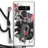 Dissimulation du réel: Samsung Galaxy Note 8 Transparant Hoesje met koord