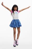 Mini ballonrok van denim - BLUE - 11/12