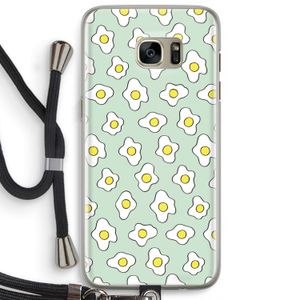 Spiegeleitjes: Samsung Galaxy S7 Edge Transparant Hoesje met koord