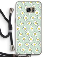Spiegeleitjes: Samsung Galaxy S7 Edge Transparant Hoesje met koord