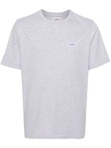 Autry t-shirt en coton à patch logo - Gris