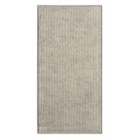 Cawö Cawö Two-Tone Stripe Handdoek 50x100 graphit