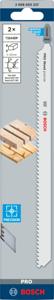 Bosch Accessoires PRO Wood precise T1044DP decoupeerzaagblad | 250 mm | 2-delig - 2608665237