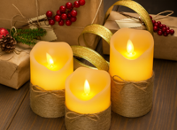 FlinQ LED Kaarsen Set - 3 Stuks