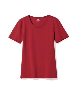 HEMA Dames Basic T-shirt Rood (rood)