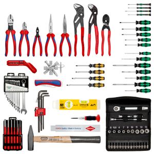 Knipex 00 21 37 M Gereedschapskoffer (met inhoud) Handwerker (l x b x h) 609 x 690 x 428 mm