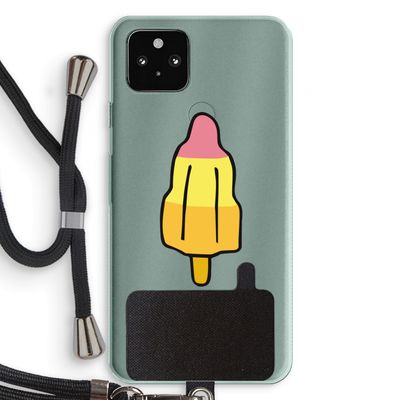 Raketijsje: Pixel 5a 5G Transparant Hoesje met koord