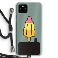Raketijsje: Pixel 5a 5G Transparant Hoesje met koord