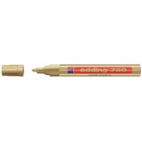 Paintmarker edding 750 op oliebasis 2-4mm goud | 10 stuks