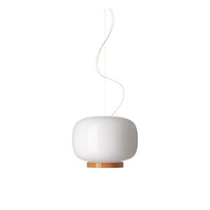 Foscarini Chouchin 1 Reverse Hanglamp - Wit - Oranje